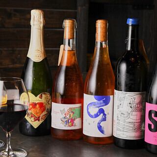 【おすすめナチュラルワインボトル付き！！】2時間飲み放題5800円(税込)