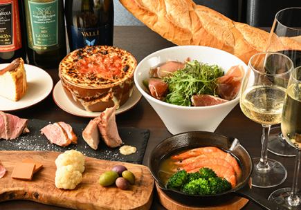 【全40種類 2時間飲み放題付き】全6品 スタンダードコース