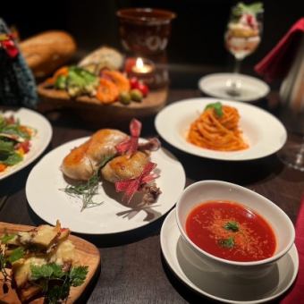 2時間飲み放題付き　クリスマス限定コース