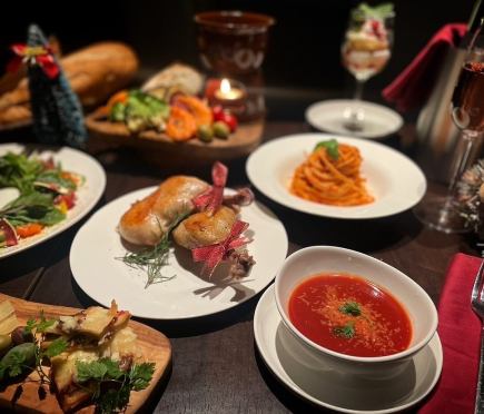 2時間飲み放題付き　クリスマス限定コース