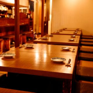 The sunken kotatsu style room can accommodate up to 20 people!