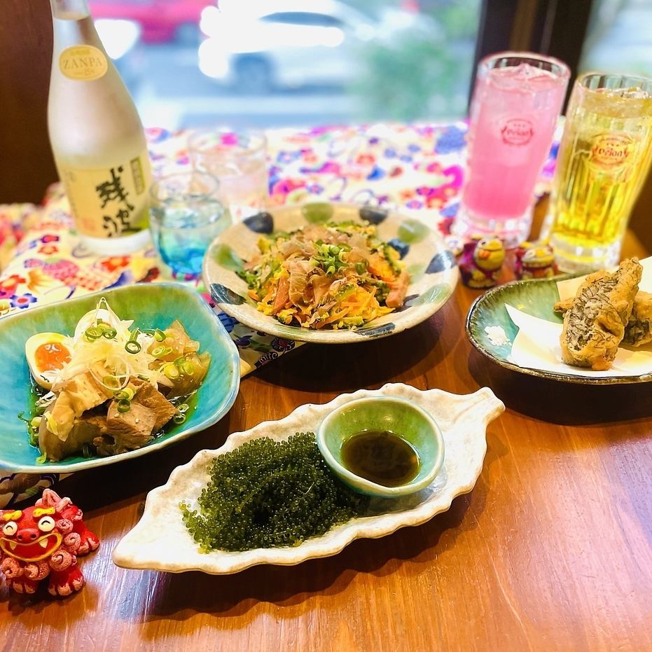 【7월 18일 NEWOPEN!】70종류 이상의 아와모리와 풍부한 오키나와 요리를 즐길 수 있는 인기 오키나와 선술집★