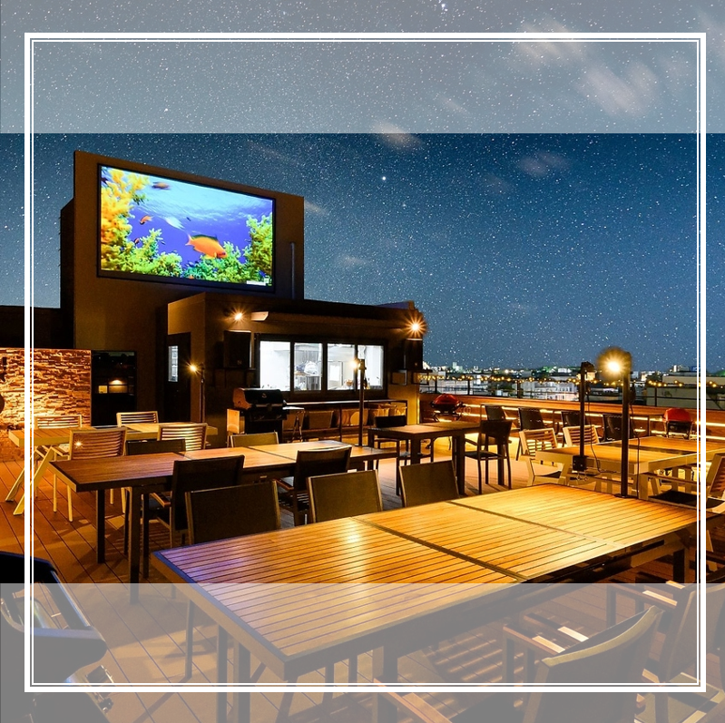 A4・A5石垣牛を炭火七輪で楽しむ屋上ビアガーデン｜石垣島の絶景×贅沢焼肉