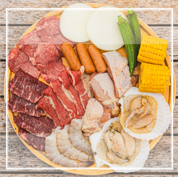 【店長おすすめ】海鮮付きBBQプレート※ご注文は2人前から承ります。