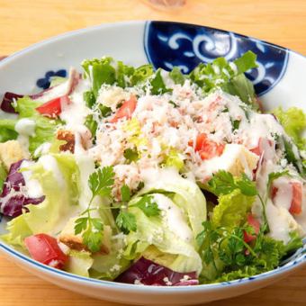 Crab Caesar Salad