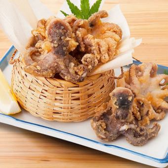 Deep fried octopus