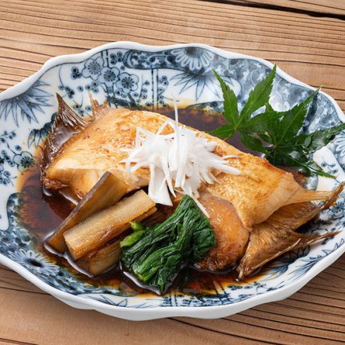 子持ちカレイの煮付け