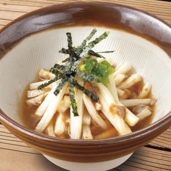 山芋酒盗和え