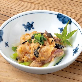 湯引きあんこう あん肝ソース和え