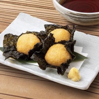 山芋磯辺揚げ/九条ねぎ餃子