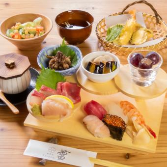 [Weekday only] Lunch Tempura Assortment Mini Kaiseki Course 2,500 yen (tax included)