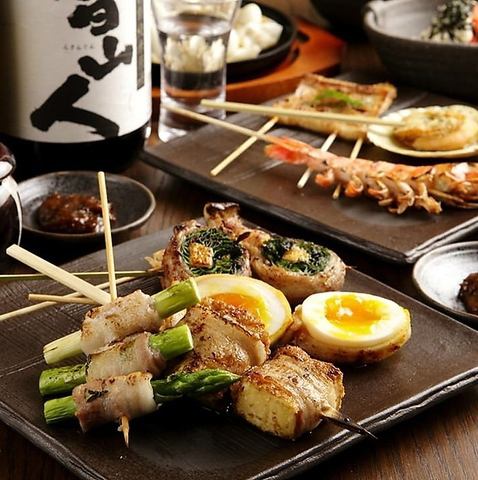 A 3-minute walk from Kyoto Station! Enjoy delicious traditional Kyoto skewers♪