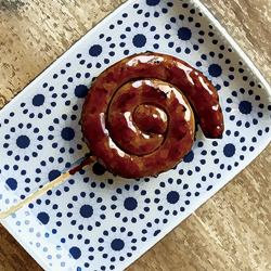 Spiral sea sage skewers