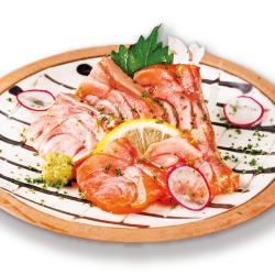 Fatty salmon sashimi