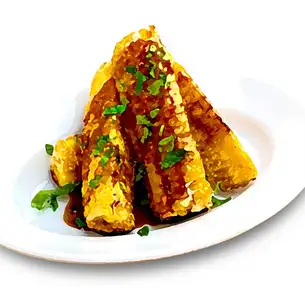 Deep-fried corn