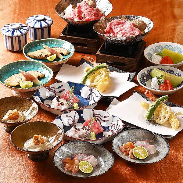 旬の味覚を堪能するコース料理　6,600円