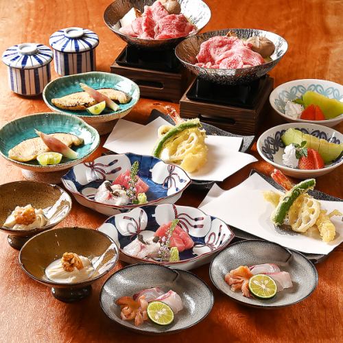 旬の味覚を堪能するコース料理　6,600円