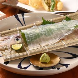 玄海産 いか活造り