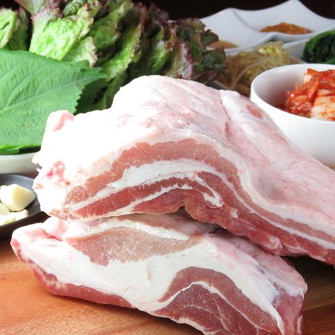 サムギョプサル食べ放題コースは2000円～ご用意！