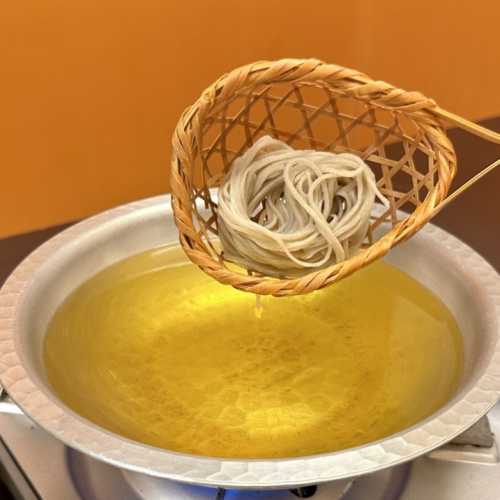 〆におススメ手打ちそば