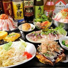 120分飲み放題付き♪【大満足コース】明太チーズ玉子焼き/鉄板肉料理など,全8品 4000円(税込)