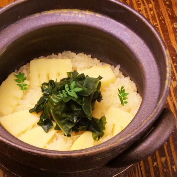 こだわりのお米を使った、自慢の土鍋ごはん