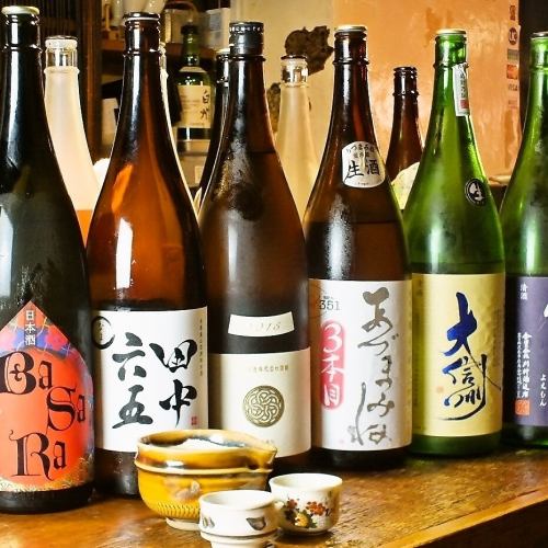 種類豊富な日本酒＆焼酎♪