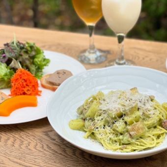 Aランチセット〈選べるパスタなど全4品〉