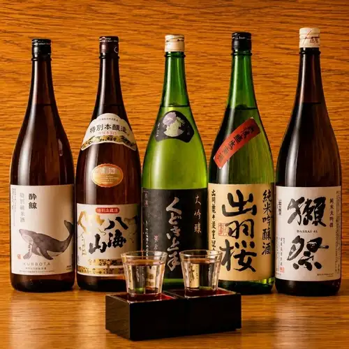 ■全国から厳選した日本酒と極上焼酎を味わう至高の銘酒