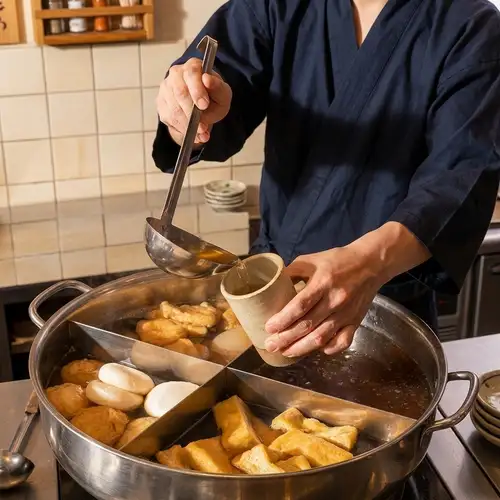 汁がじっくり沁み込んだ至福のおでん！厳選素材の旨味と心温まる優しい味わいを贅沢に堪能する極上逸品