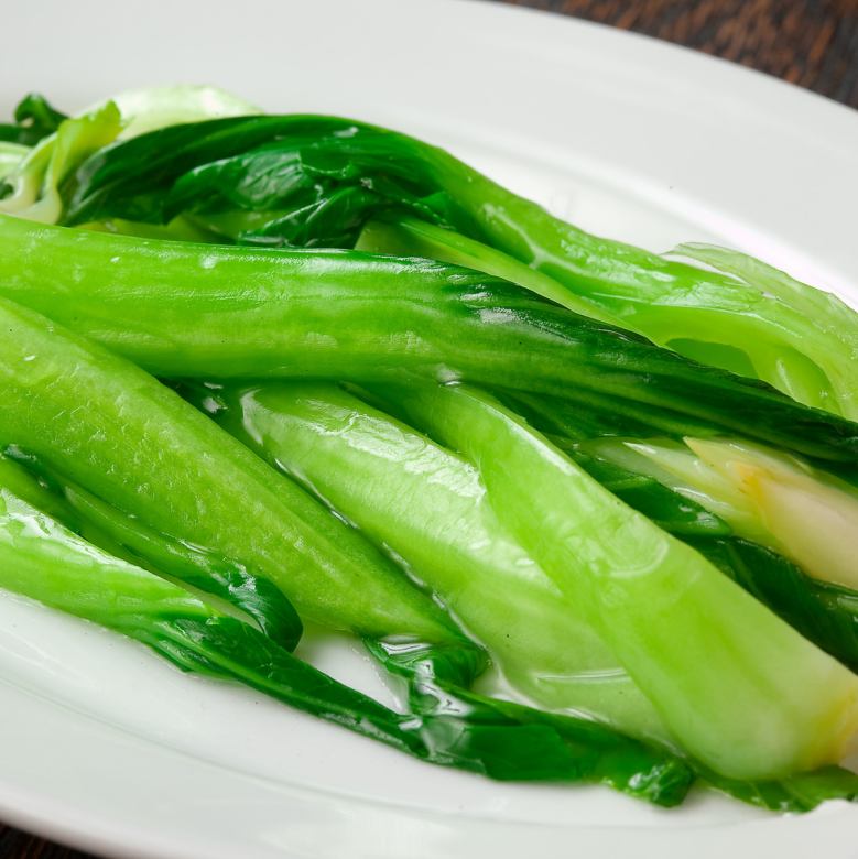 Refreshing stir-fried green vegetables