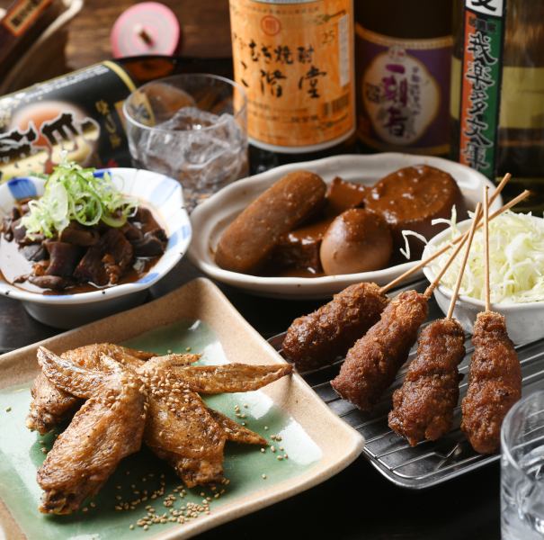 《名古屋名物》120分飲み放題付宴会コース(3,800円～)同窓会や名古屋観光のお食事に♪名古屋名物コースあり