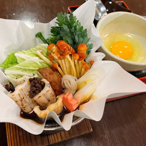 あなごすき焼仕立て