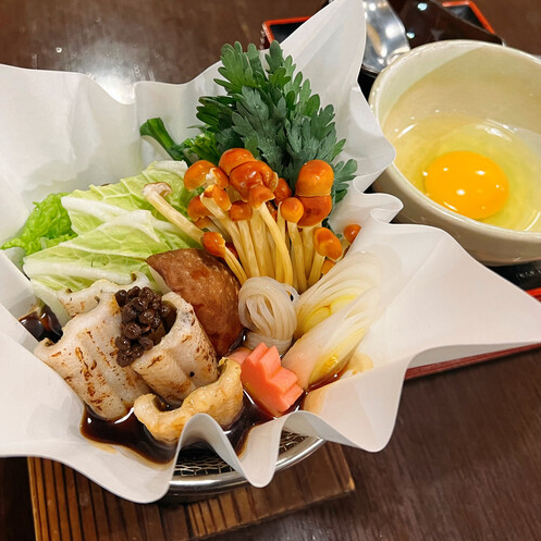 3/1～【ディナー】《1部・17:30～19:30》春限定『あなごすき焼“極”会席』