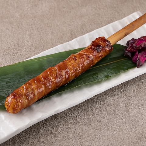 Meat-wrapped kiritanpo