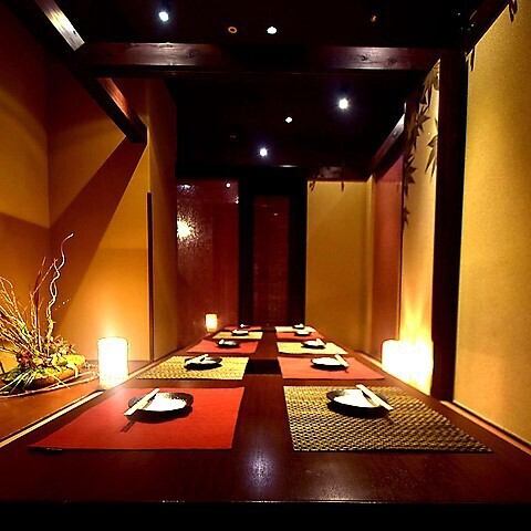 [All seats are private rooms] You can relax in the excellent atmosphere of the restaurant.