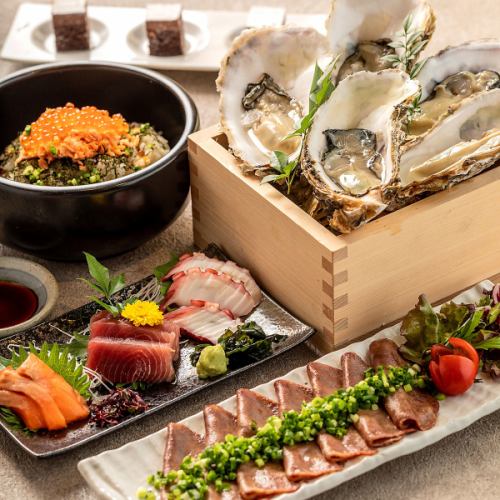 All banquet courses include all-you-can-drink and start from 3,000 yen! There are also plans for a maximum of 3 hours to relax and unwind.