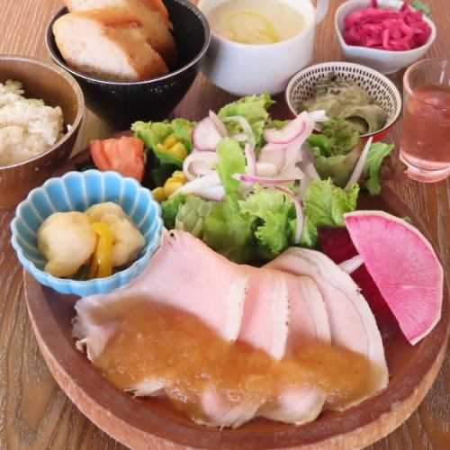 로스트 포크 플레이트