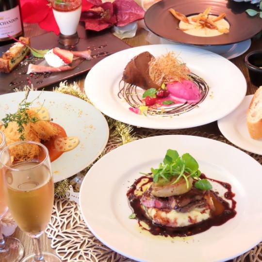 【要予約】2025.クリスマス Dinner course12月1日-12月25日限定 6000円(税込)