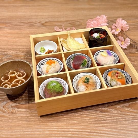 【要予約】4月限定!9升手毬寿司弁当