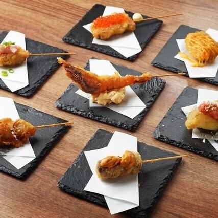 【串揚げの誘惑】サクサク衣と新鮮食材の絶妙ハーモニー