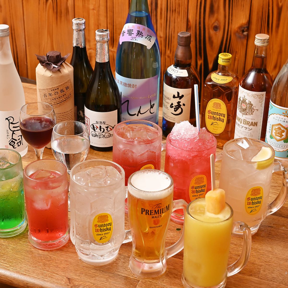 メガサイズOKの飲み放題2750円(税込)～展開中！