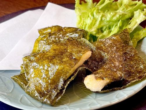 大和芋とろろ磯辺揚