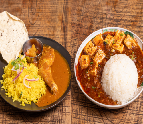 四川風麻婆豆腐&スパイスカレー