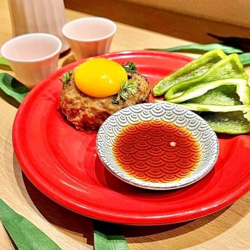 月見ラムつくね