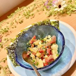 本鮪のトロタクと韓国海苔