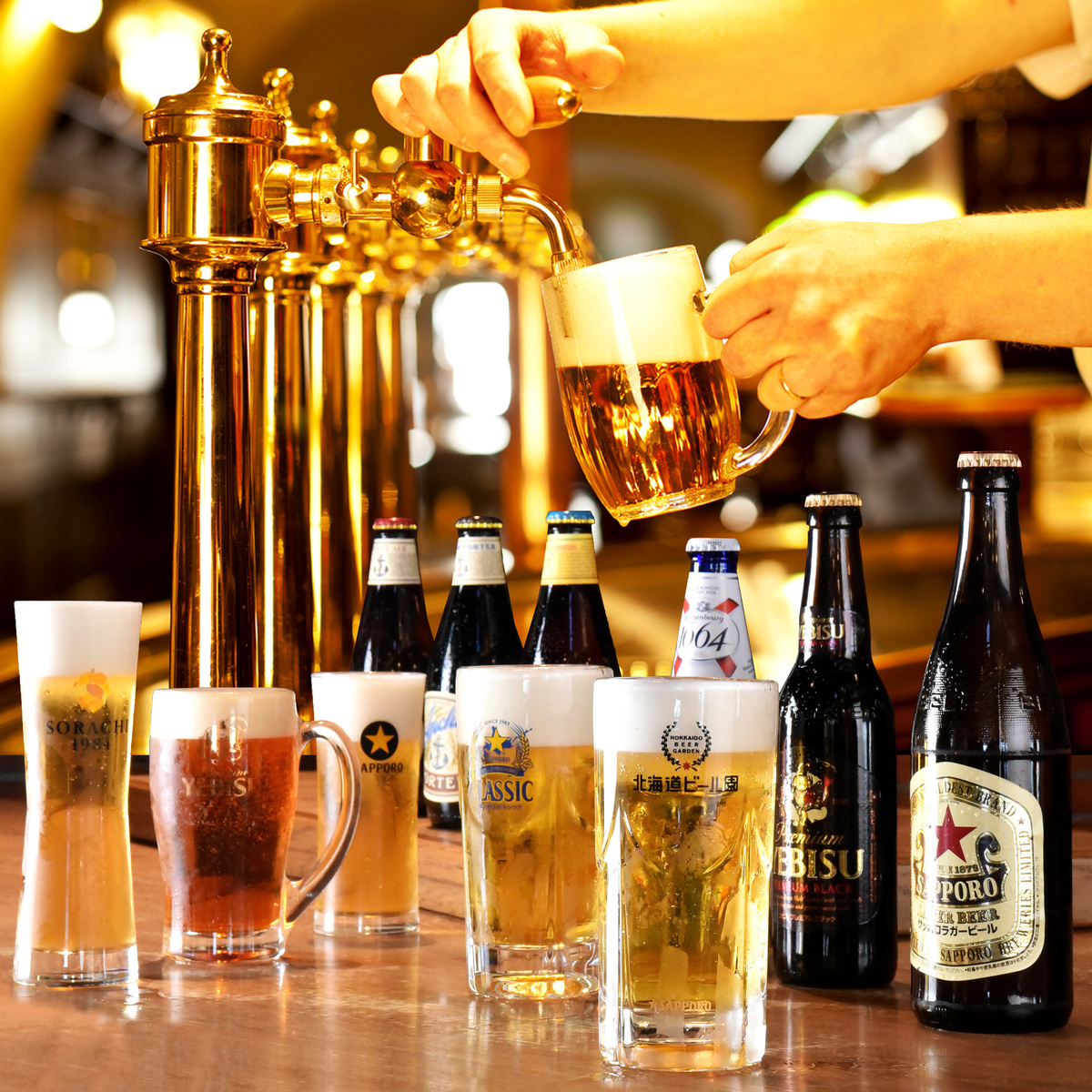 メニューリニューアル 全11種のビールが飲み放題 北海道ビール園 Hokkaido Beer Garden