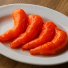 多汁蝦子配蛋黃醬