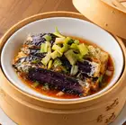 Eggplant with oil and sesame sauce