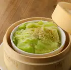 Freshly steamed, delicious salted cabbage